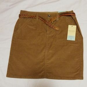 Corduroy Skirt with belt NWT
